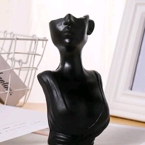 Elegant Black Bust Sculpture